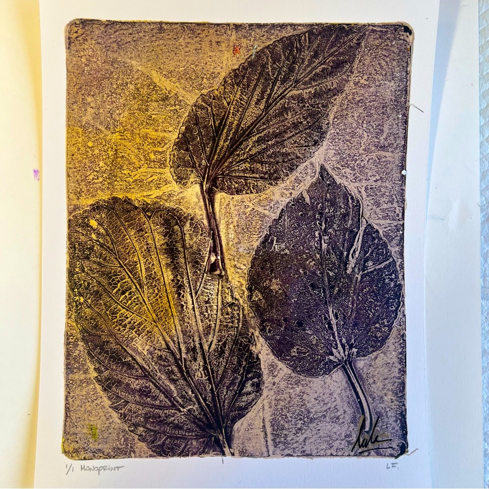 #304 med 9x12 Monoprint
